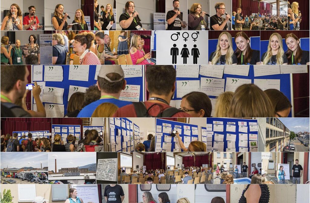 Auswahl einiger Fotos vom Literaturcamp im Juni 2018